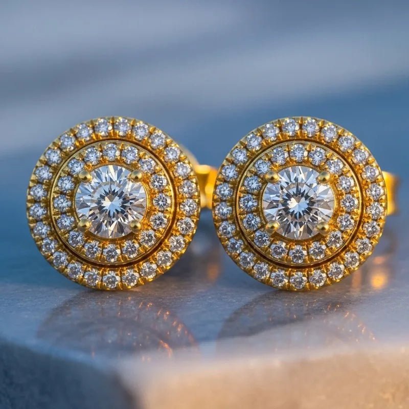 Vanta Orbit Diamond Studs, a PrimeStyle design
