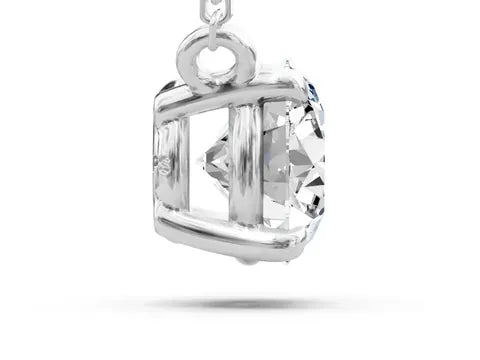 Round Cut Solitaire Pendant