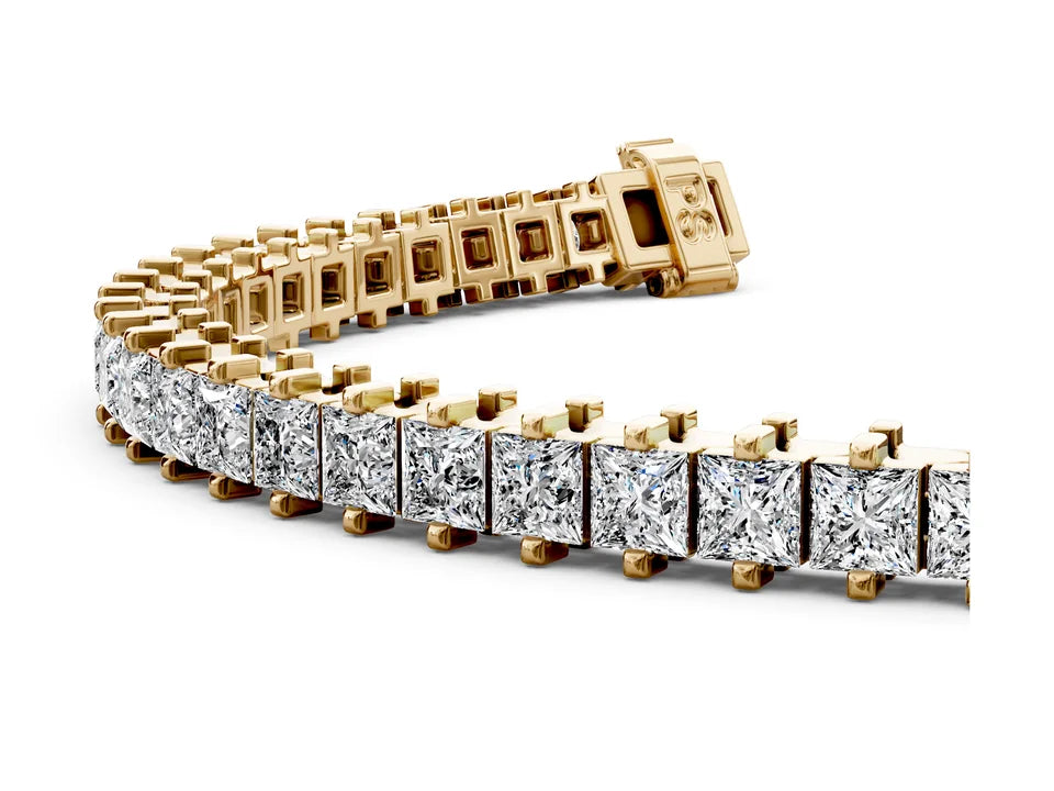 Round Cut Tennis Bracelet