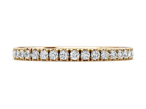 Round Cut Wedding Band