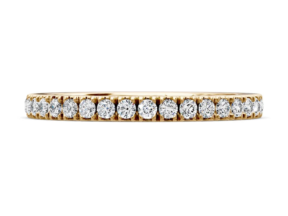 Round Cut Wedding Band