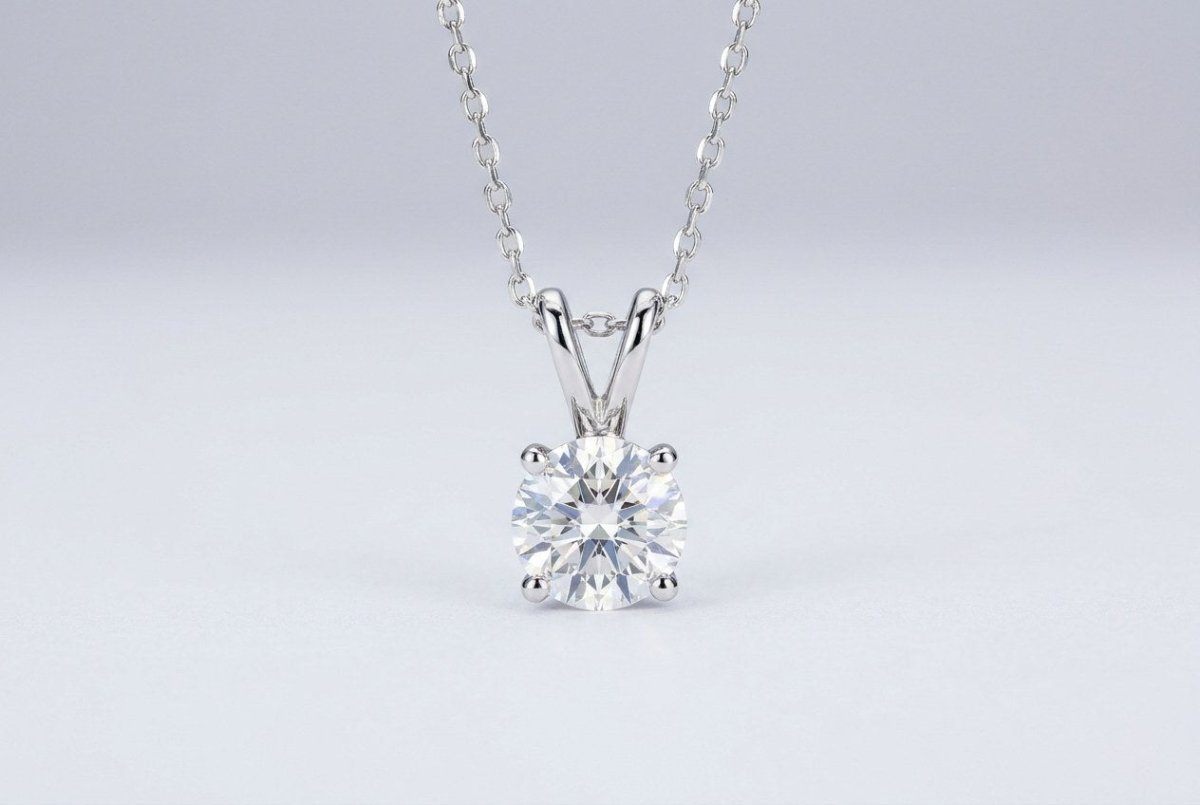 A custom diamond pendant
